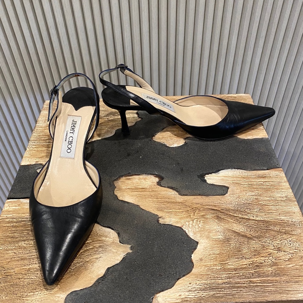 💯% AUTHENTIC JIMMY CHOO SLINGBACK PUMPS